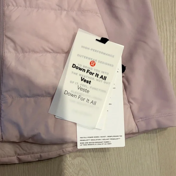 Lululemon Down For It All Vest